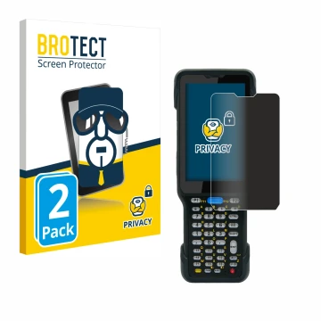 Front side of a product packaging with the brand logo BROTECT. Next to it is the device Unitech HT730 shown with the correspon