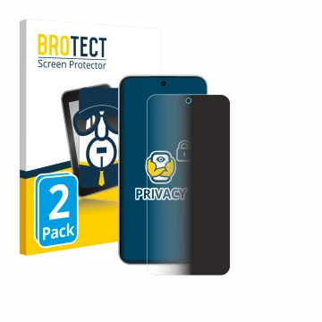 Front side of a product packaging with the brand logo BROTECT. Next to it is the device Oppo F31 Pro shown with the correspond