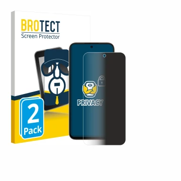 Front side of a product packaging with the brand logo BROTECT. Next to it is the device Oppo A6c shown with the corresponding 