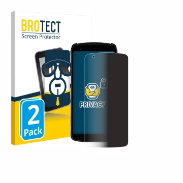 Front side of a product packaging with the brand logo BROTECT. Next to it is the device Zebra TC22R shown with the correspondi