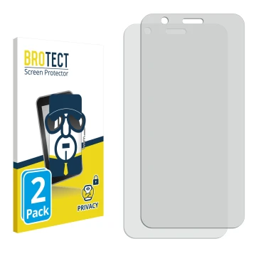 Front side of a product packaging with the brand logo BROTECT. Next to it is the corresponding screen protector.
