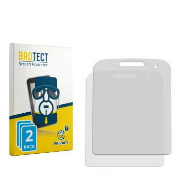 Front side of a product packaging with the brand logo BROTECT. Next to it is the corresponding screen protector.