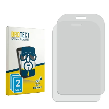 Front side of a product packaging with the brand logo BROTECT. Next to it is the corresponding screen protector.