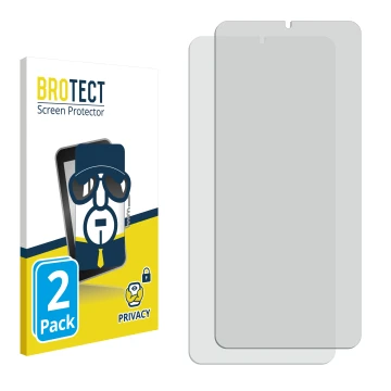 Front side of a product packaging with the brand logo BROTECT. Next to it is the corresponding screen protector.