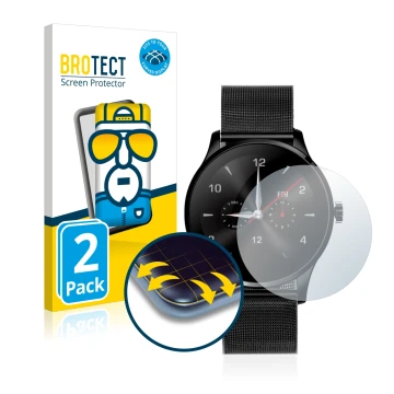 Front side of a product packaging with the brand logo BROTECT. Next to it is the device KKmoon K88H shown with the correspondi