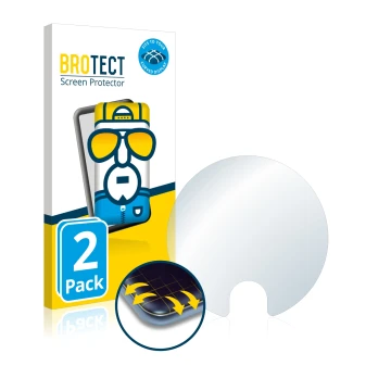 Front side of a product packaging with the brand logo BROTECT. Next to it is the device Dyson V11 Absolute Pro shown with the 