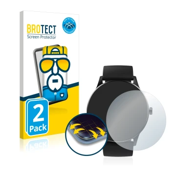 Front side of a product packaging with the brand logo BROTECT. Next to it is the device Denver SW-173 shown with the correspon
