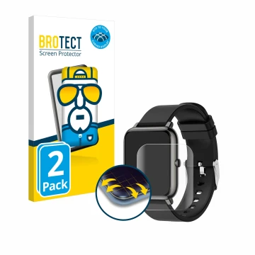 Front side of a product packaging with the brand logo BROTECT. Next to it is the device Popglory IP67 1.4