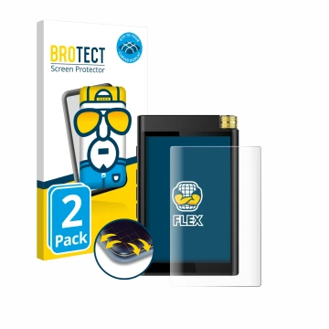 Front side of a product packaging with the brand logo BROTECT. Next to it is the device Surfans F28 shown with the correspondi