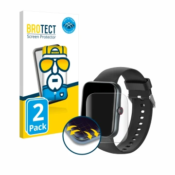 Front side of a product packaging with the brand logo BROTECT. Next to it is the device Pthtechus S80K shown with the correspo