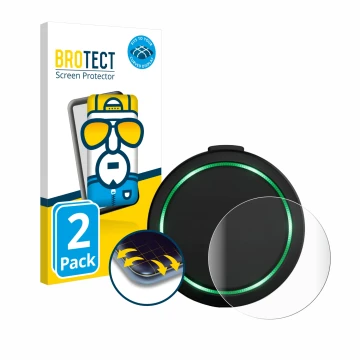 Front side of a product packaging with the brand logo BROTECT. Next to it is the device OOONO CO-Driver NO2 2024 shown with th