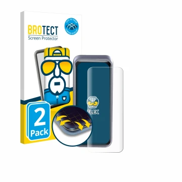 Front side of a product packaging with the brand logo BROTECT. Next to it is the device Anker Prime 20000 shown with the corre