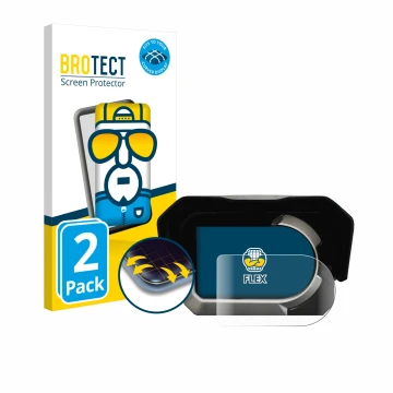 Front side of a product packaging with the brand logo BROTECT. Next to it is the device Kymco CV3 shown with the corresponding