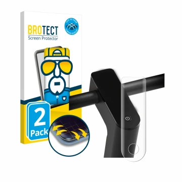 Front side of a product packaging with the brand logo BROTECT. Next to it is the device Xiaomi Mi 4 Pro (2nd Gen.) shown with 