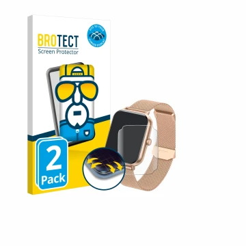 Front side of a product packaging with the brand logo BROTECT. Next to it is the device Ruxingx T6 1.83