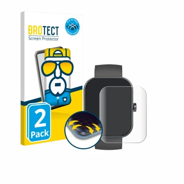 Front side of a product packaging with the brand logo BROTECT. Next to it is the device Jugeman Y66 1.96