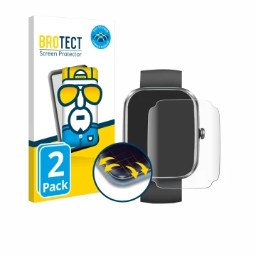 Front side of a product packaging with the brand logo BROTECT. Next to it is the device Matast T60 1.91