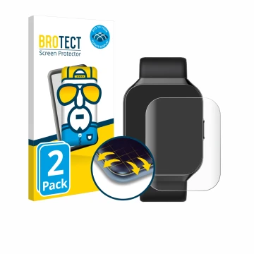 Front side of a product packaging with the brand logo BROTECT. Next to it is the device HOIFA P98 1.96