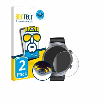 Front side of a product packaging with the brand logo BROTECT. Next to it is the device Knauermann Pro 3 Plus 2025 shown with 