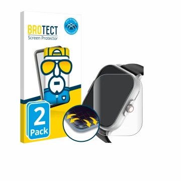Front side of a product packaging with the brand logo BROTECT. Next to it is the device YYKY E02 2.01