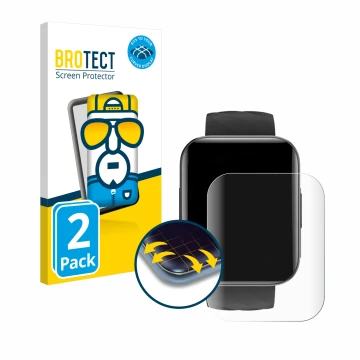 Front side of a product packaging with the brand logo BROTECT. Next to it is the device Dakofied D1 shown with the correspondi
