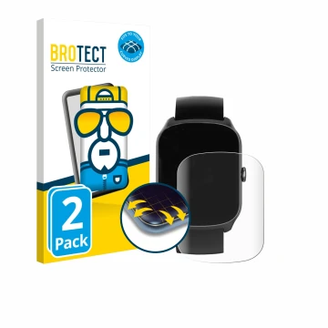 Front side of a product packaging with the brand logo BROTECT. Next to it is the device STECEi S68 1.95
