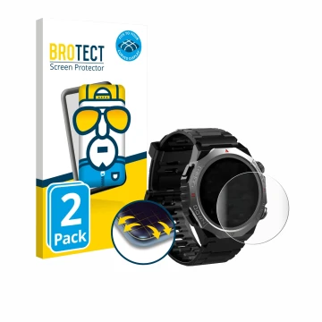 Front side of a product packaging with the brand logo BROTECT. Next to it is the device Atheewon S10 1.39