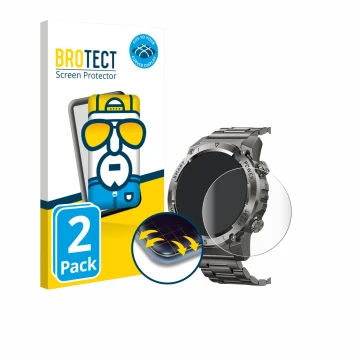 Front side of a product packaging with the brand logo BROTECT. Next to it is the device Naixues 55G 1.46