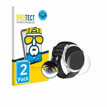 Front side of a product packaging with the brand logo BROTECT. Next to it is the device Knauermann Pro 4 2026 shown with the c