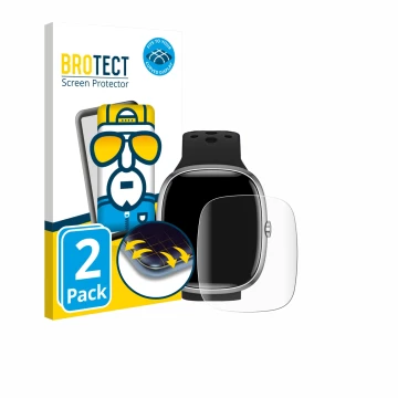 Front side of a product packaging with the brand logo BROTECT. Next to it is the device JoJoego G61 shown with the correspondi