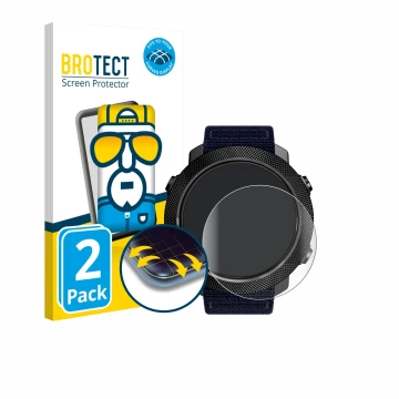 Front side of a product packaging with the brand logo BROTECT. Next to it is the device North Edge Apache 3 shown with the cor