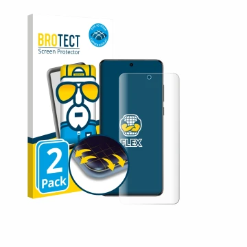 Front side of a product packaging with the brand logo BROTECT. Next to it is the device Vivo X200 Ultra shown with the corresp