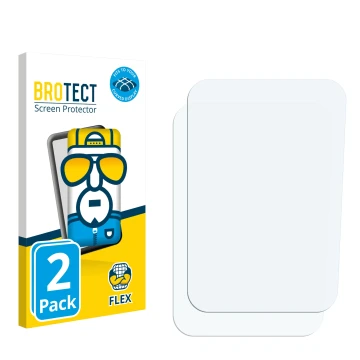 Front side of a product packaging with the brand logo BROTECT. Next to it is the corresponding screen protector.