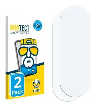 Front side of a product packaging with the brand logo BROTECT. Next to it is the corresponding screen protector.