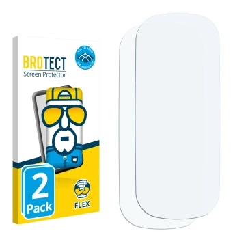 Front side of a product packaging with the brand logo BROTECT. Next to it is the corresponding screen protector.