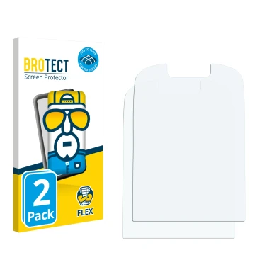 Front side of a product packaging with the brand logo BROTECT. Next to it is the corresponding screen protector.