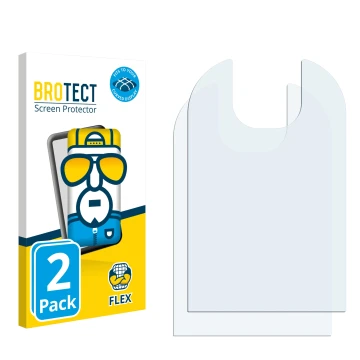 Front side of a product packaging with the brand logo BROTECT. Next to it is the corresponding screen protector.