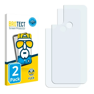 Front side of a product packaging with the brand logo BROTECT. Next to it is the corresponding screen protector.