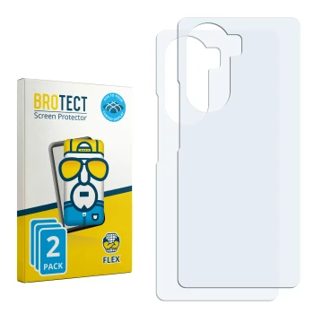 Front side of a product packaging with the brand logo BROTECT. Next to it is the corresponding screen protector.