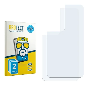 Front side of a product packaging with the brand logo BROTECT. Next to it is the corresponding screen protector.