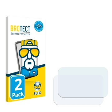 Front side of a product packaging with the brand logo BROTECT. Next to it is the corresponding screen protector.