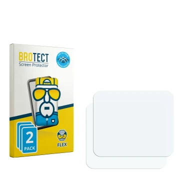 Front side of a product packaging with the brand logo BROTECT. Next to it is the corresponding screen protector.