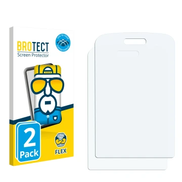 Front side of a product packaging with the brand logo BROTECT. Next to it is the corresponding screen protector.