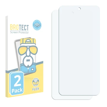 Front side of a product packaging with the brand logo BROTECT. Next to it is the corresponding screen protector.
