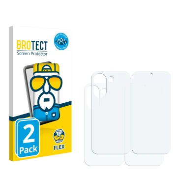 Front side of a product packaging with the brand logo BROTECT. Next to it is the corresponding screen protector.