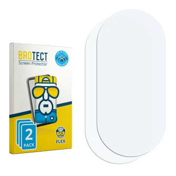 Front side of a product packaging with the brand logo BROTECT. Next to it is the corresponding screen protector.