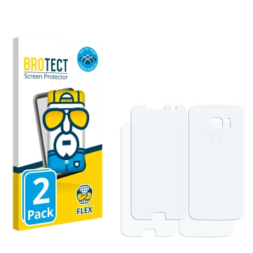 Front side of a product packaging with the brand logo BROTECT. Next to it is the corresponding screen protector.