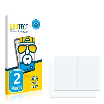 Front side of a product packaging with the brand logo BROTECT. Next to it is the corresponding screen protector.