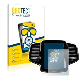 Front side of a product packaging with the brand logo BROTECT. Next to it is the device Volvo XC90 Senus 2015-2017 shown with 