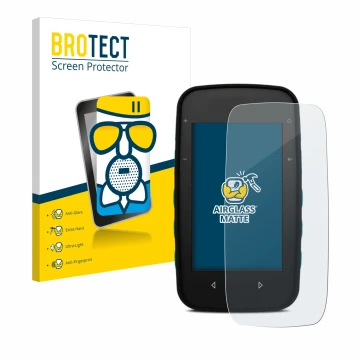 Front side of a product packaging with the brand logo BROTECT. Next to it is the device CompeGPS TwoNav Cross shown with the c